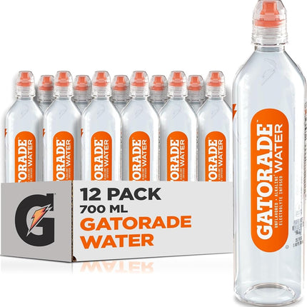 Gatorade Water, 700ML Sports Cap (Pack of 12)