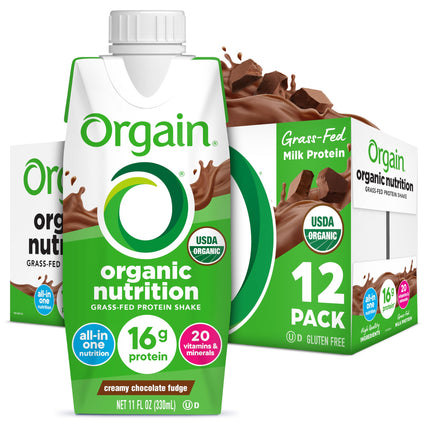 Orgain Creamy Chocolate Fudge, 11-Ounce Container 