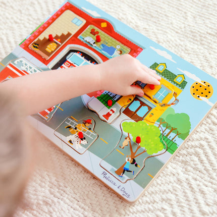 Around the Fire Station Sound Puzzle [Toy] [May 18, 2016] Melissa & Doug