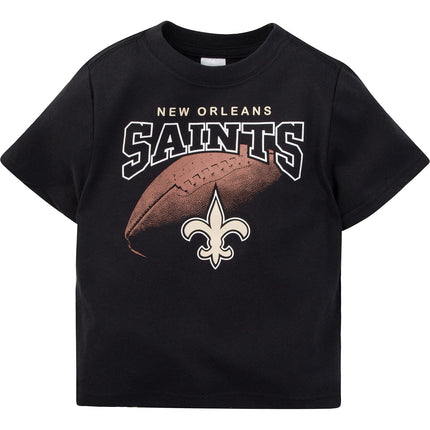 NFL New Orlean Saints 3 Pack Short Sleeve Team Fan Tee Shirt, black/yellow/grey New Orlean Saints New, 12 Months