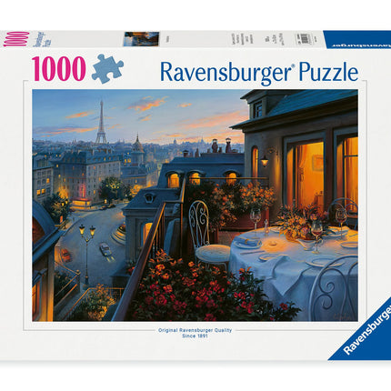 Ravensburger Paris Balcony 1000 Pieces Puzzle for Adults - 12000656 - Craft Tools, Made in Germany, Each Piece Together
