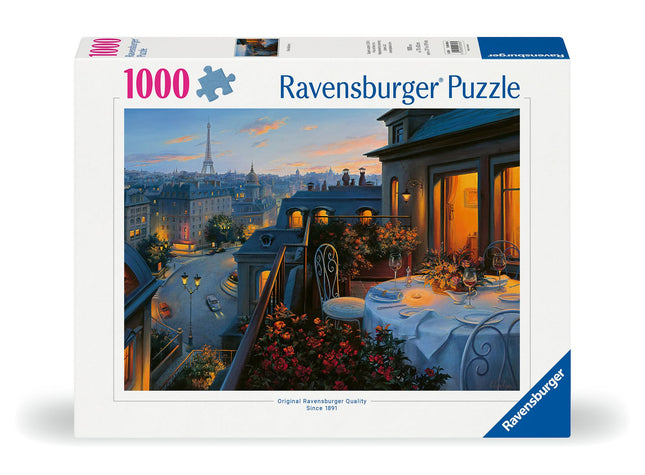 Ravensburger Paris Balcony 1000 Pieces Puzzle for Adults - 12000656 - Craft Tools, Made in Germany, Each Piece Together