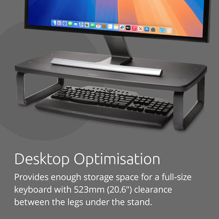Monitor Stand Plus Wide Black