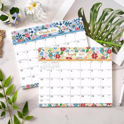 Urneeds Magnetic Calendar 2025-2027 - Magnetic Calendar for Fridge from Jul. 2025 - Jun. 2027, 8''x10'' Refrigerator Calendars 2025-2027 for Easy Organizing, Blue