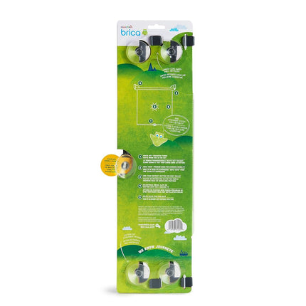 BRICA 2 Piece White Hot Sun Safety Shades by Brica