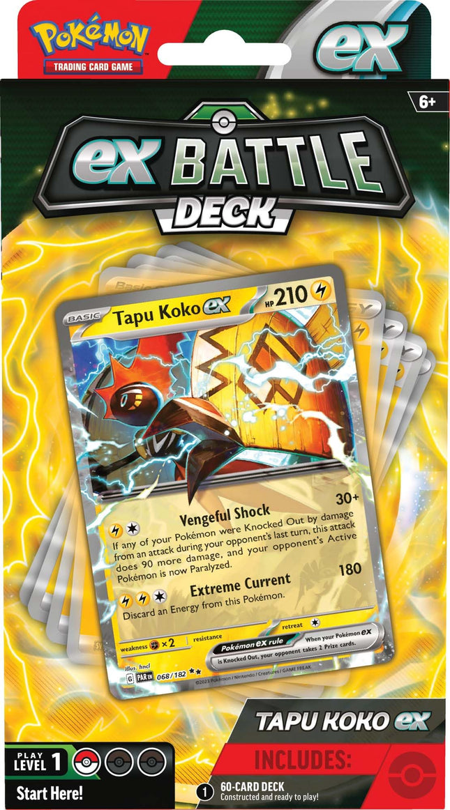 Pokemon TCG: ex Battle Deck (Tapu Koko ex OR Iron Leaves ex)