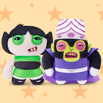 Fuggler Powerpuff Girls 9-Inch Plush Toy (Mojo Jojo) by ZURU – Funny Ugly Monster Stuffed Animal with Human-Like Teeth, Collectible Plush for Kids, Tweens, Teens, Adults & Cartoon Fans