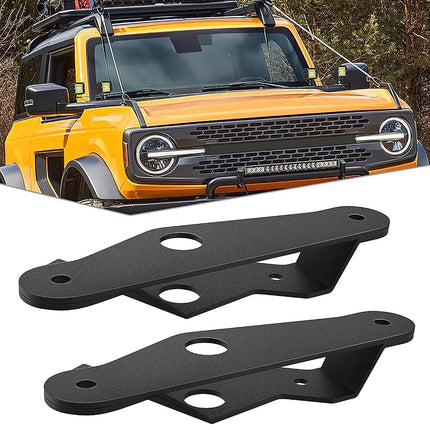 Nilight 2PCS Dual A-Pillar Mounting Brackets for F