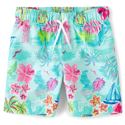 The Children's Place Boys' and Toddler Swim Trunks