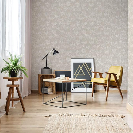 Graham & Brown 33-301 Aura Wallpaper, Taupe