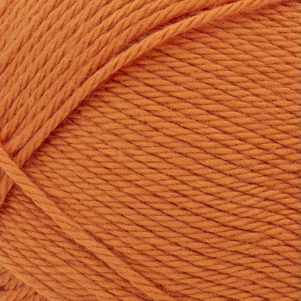 Lion Brand 24/7 DK Cotton Crochet Yarn, Tamarin, Orange
