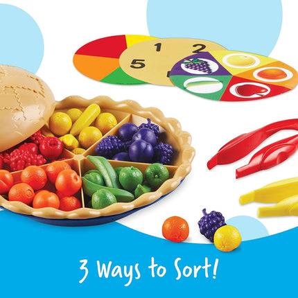 Learning Resources Super Sorting Pie, Ages 3+, Early Numeracy Counting Toy, 9.1 x 9.4 x 3.7 inches, Fine Motor Skills, Colour Recognition
