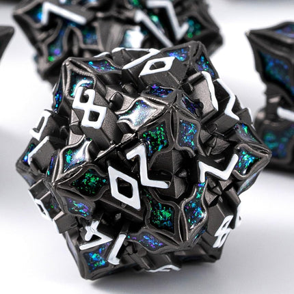 Metal Dice for DND - Spire Sanctum Series (Black M