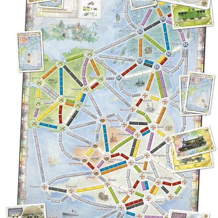 Days of Wonder Ticket to Ride Map Collection Volume 5 : United Kingdom Board Game, Multi, Standard (DO7223)