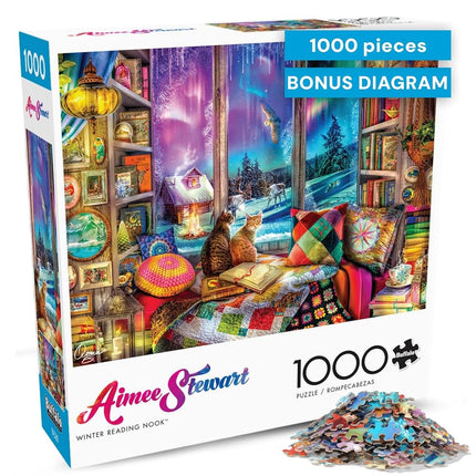 Buffalo Games - Aimee Stewart - Winter Reading Noo
