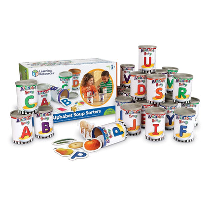 Learning Resources Alphabet Soup Sorters, Ages 4+