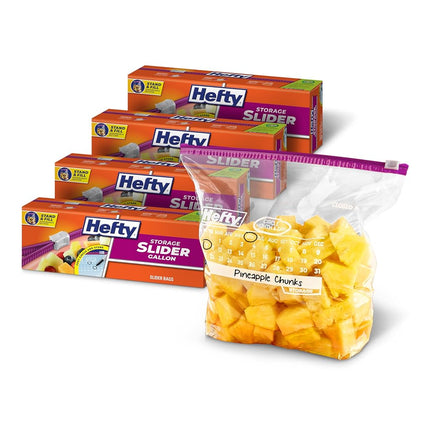 Hefty Slider Storage Calendar Bags, Gallon Size, 1