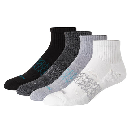 Hanes Men's Absolute Active Cushioned Ankle, Moist