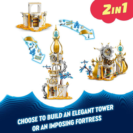 LEGO DREAMZzz 2-in-1 The Sandman’s Tower, Castle Toy Playset for Kids, Boys & Girls, with 2 Building Options, Featuring Spider and Bird Animal Figures plus 5 Minifigures, Fantasy Birthday Gifts 71477
