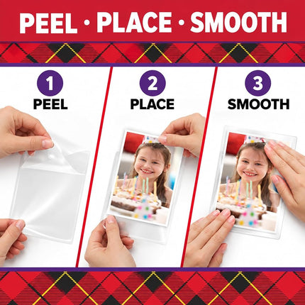 3 Pack of 5 Scotch 4 x 6 Inches Self-Sealing Laminating Pouches
