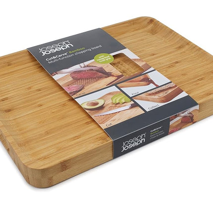 Joseph Joseph Cut and Carve Bamboo Chopping Board