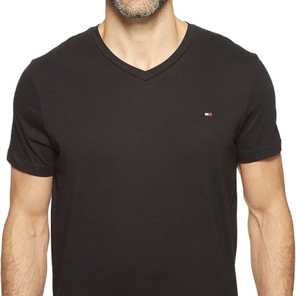 Tommy Hilfiger mens09T3140Core Flag V-Neck Tee Sho
