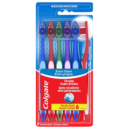 Colgate Extra Clean Full Head Toothbrush, Medium -