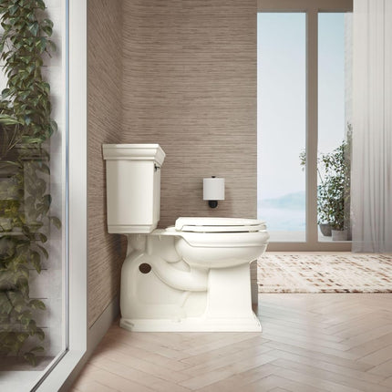 Kohler 4639-RL-96 Cachet ReadyLatch Quiet-Close Round Toilet Seat, Soft Close Toilet Seat, Round Toilet Seat Slow Close, Biscuit
