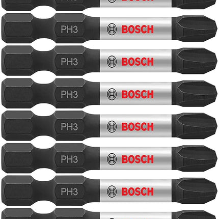 Bosch ITPH32B Impact Tough 2 in. Phillips #3 Power Bits