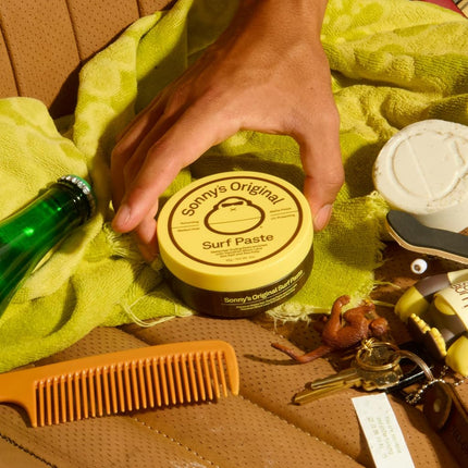 Sun Bum Texturizing Surf Paste - Sea Salt Matte Styling Pomade - Vegan & Cruelty Free - 85g