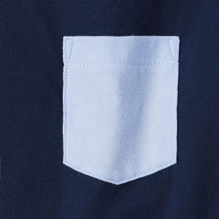 The Children's Place Boys' Short Sleeve Layering Tee 4-Pack, Blue/Lt Blue Stripe/White/Grey, XX-Large