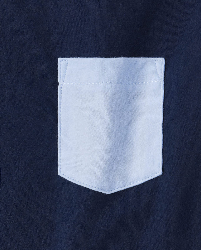 The Children's Place Boys' Short Sleeve Layering Tee 4-Pack, Blue/Lt Blue Stripe/White/Grey, XX-Large