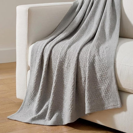Nautica Home Cotton Medium-Weight Bedding, Home Decor for All Seasons, Grey, Full/Queen