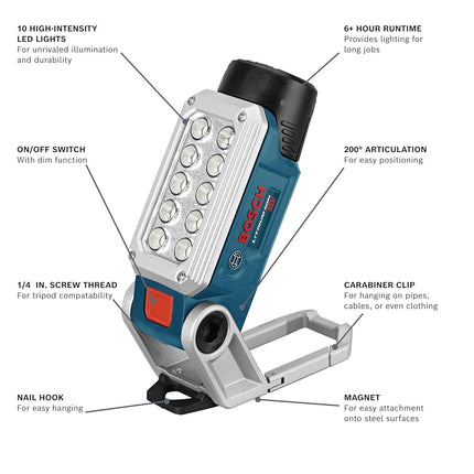Bosch 12V Max LED Worklight (Bare Tool) FL12