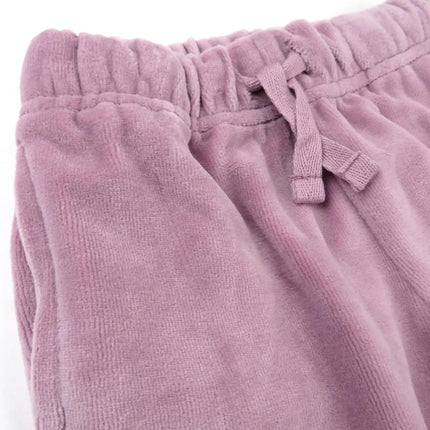 HonestBaby Velour Pullover Hoodie and Zip Front Sweatshirt and Jogger Sweatpants Set Baby, Toddler, Boys, Girls, Unisex, Dusty Lavendar, 24 Months, Dusty Lavendar, 24 Months