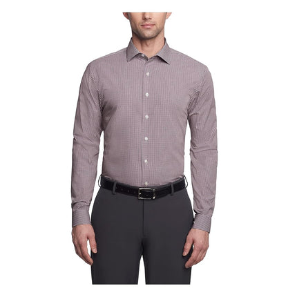 Kenneth Cole Men's Dress Shirt Slim Fit Checks and