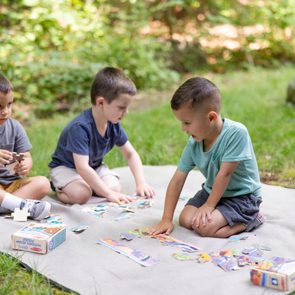 Melissa & Doug Lote de 2 rompecabezas de 24 piezas de los Parques Nacionales Yellowstone y Gran Cañón para niños y niñas de 3 años en adelante