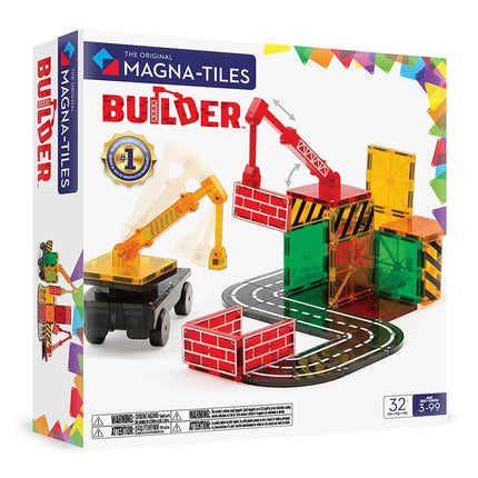 Magna-Tiles Builder 32 Piece Set, The Original Mag