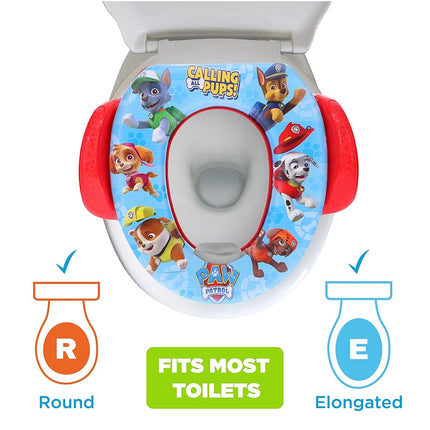 Nickelodeon PAW Patrol Calling All Pups Soft Potty Seat and Potty Training Seat - Soft Cushion, Baby Potty Training, Safe, Easy to Clean