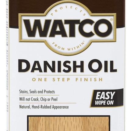 Watco 242219 Danish Oil Wood Finish, Low VOC, Pint