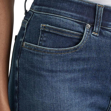 Lee Women's Plus Size Ultra Lux Comfort with Flex Motion Straight Leg Jean, Greet The Day, 22 Plus