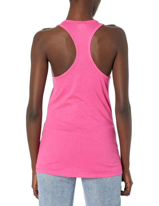 STAR WARS Junior's Cute Cartoon Kawaii Han Leia Love Racerback Tank Top, Raspberry, Medium