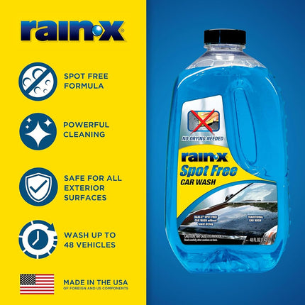 Rain-X 620034 Spot Free Car Wash - 48 fl. oz.