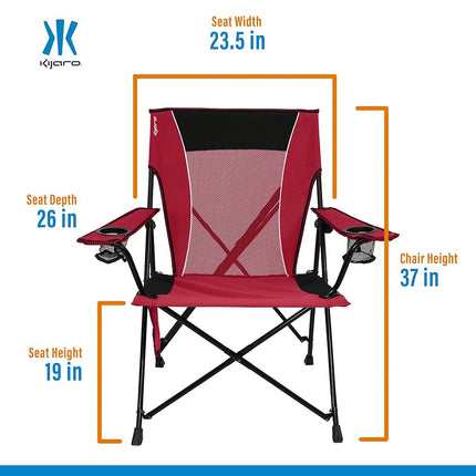 Kijaro Dual Lock Folding Chair (Red Rock Canyon)