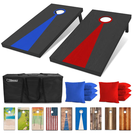 GoSports 4 x 2 ft Regulation Size Wood Cornhole Bo
