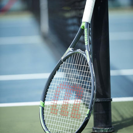 Wilson Tour Slam Strung Tennis Racquet, 4 1/4-Inch, Black/Green