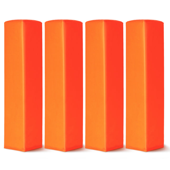 GoSports Football End Zone Pylons - Set of 4, Regu