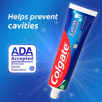 Colgate Cavity Protection Toothpaste with Fluoride - 6 ounce (6 Pack)
