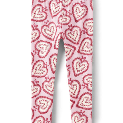 Gymboree Girls' and Toddler Printed Leggings, Pink