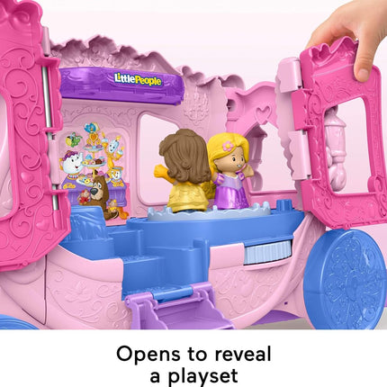 Fisher-Price Little People Disney Princess Pull-Along Musical Carriage